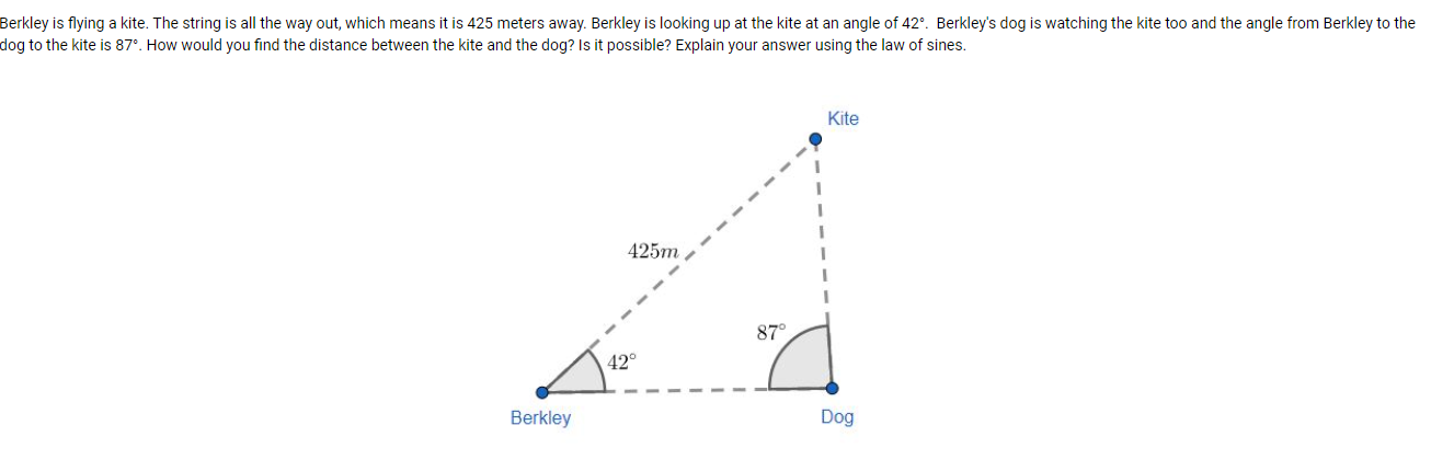 Berkley is ying a kite. The string is all the way