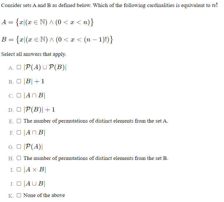 In this group of problems, you are given the