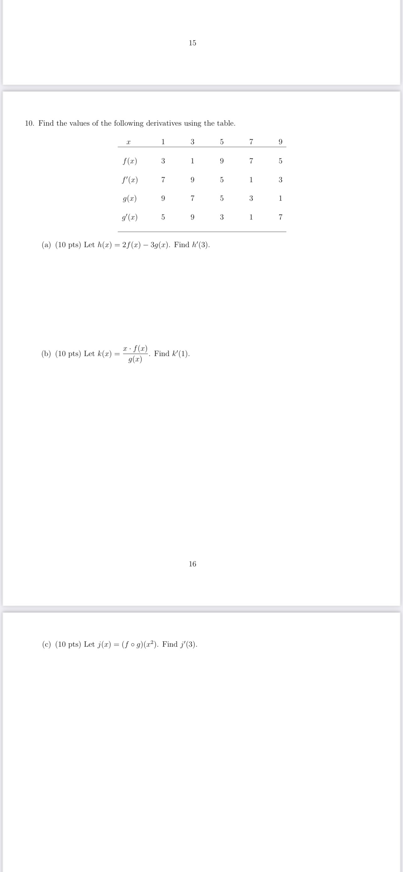 10 Questions Thank you Directions: Complete the