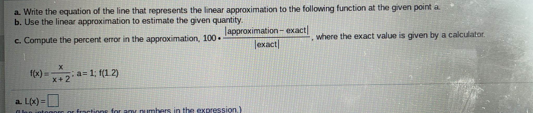 a. Write the equation of the line that represents