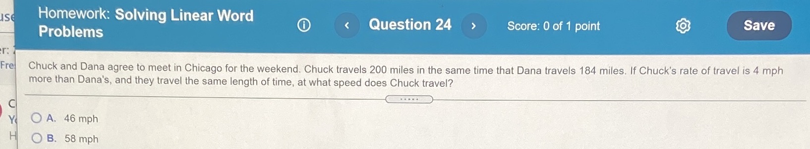 How would I figure this out Homework: Solving