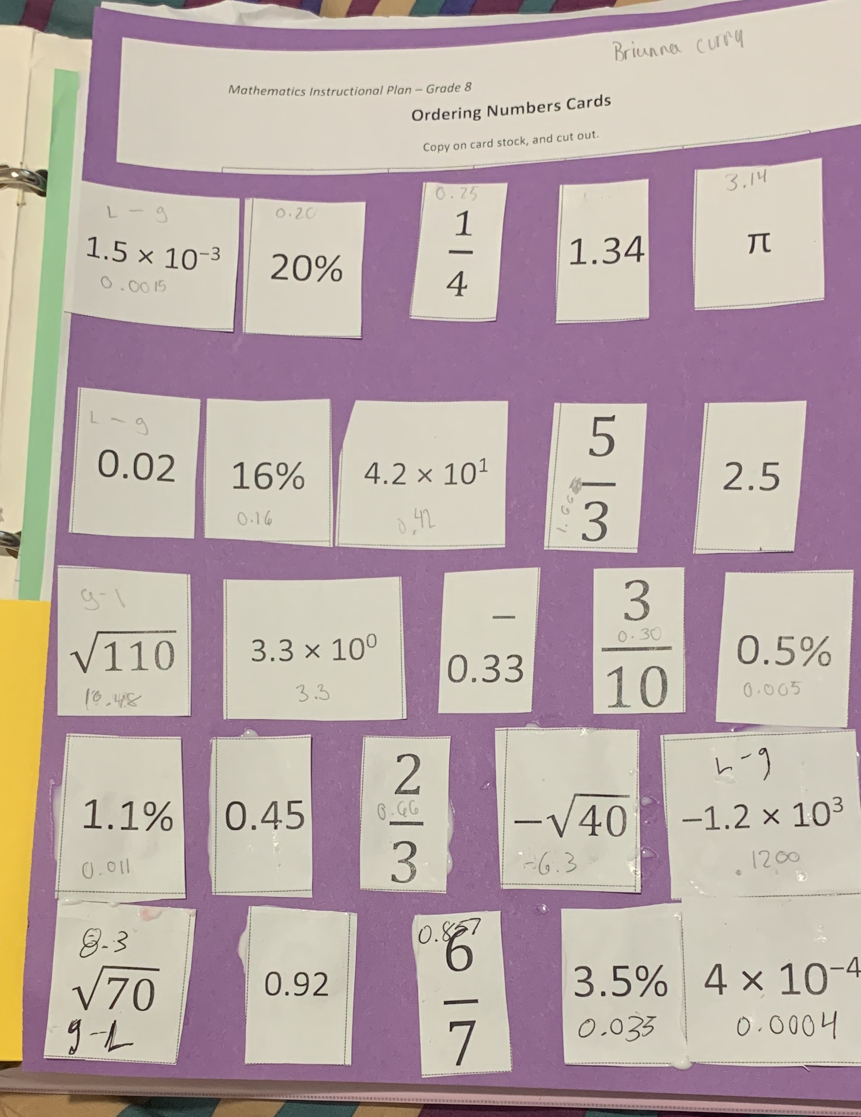 I need help is this right it's supposed to go l-g