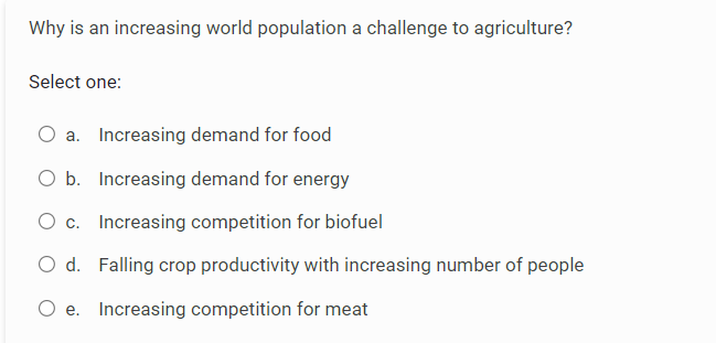 s Why is an increasing world population a