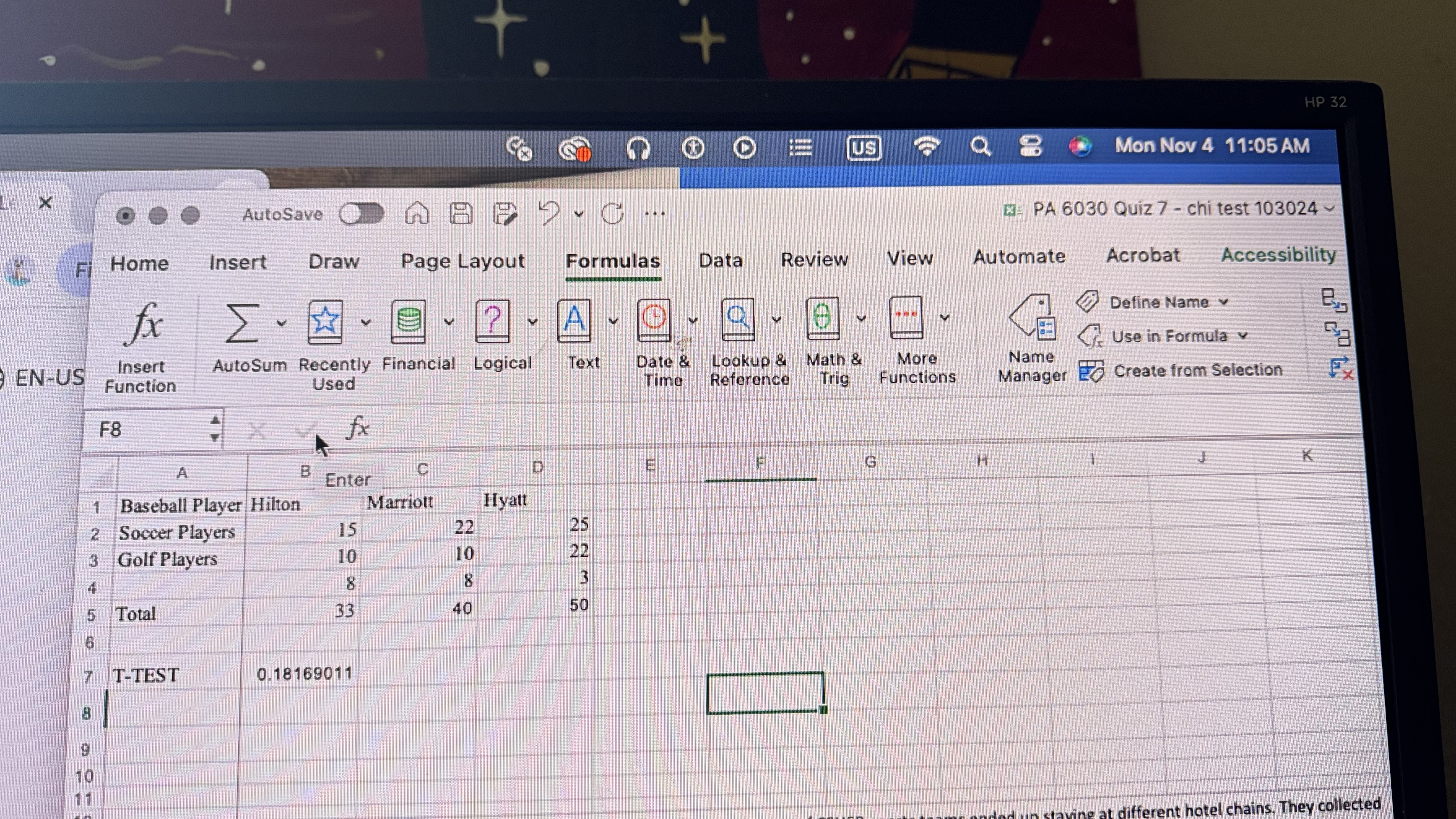 + HP 32 US Q Mon Nov 4 11:05 AM X .. AutoSave On