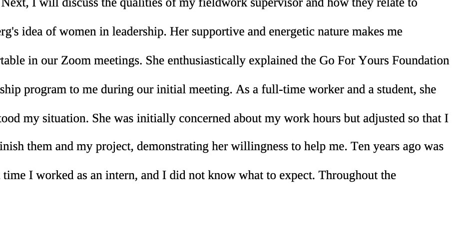 Next, I will discuss the qualities of my