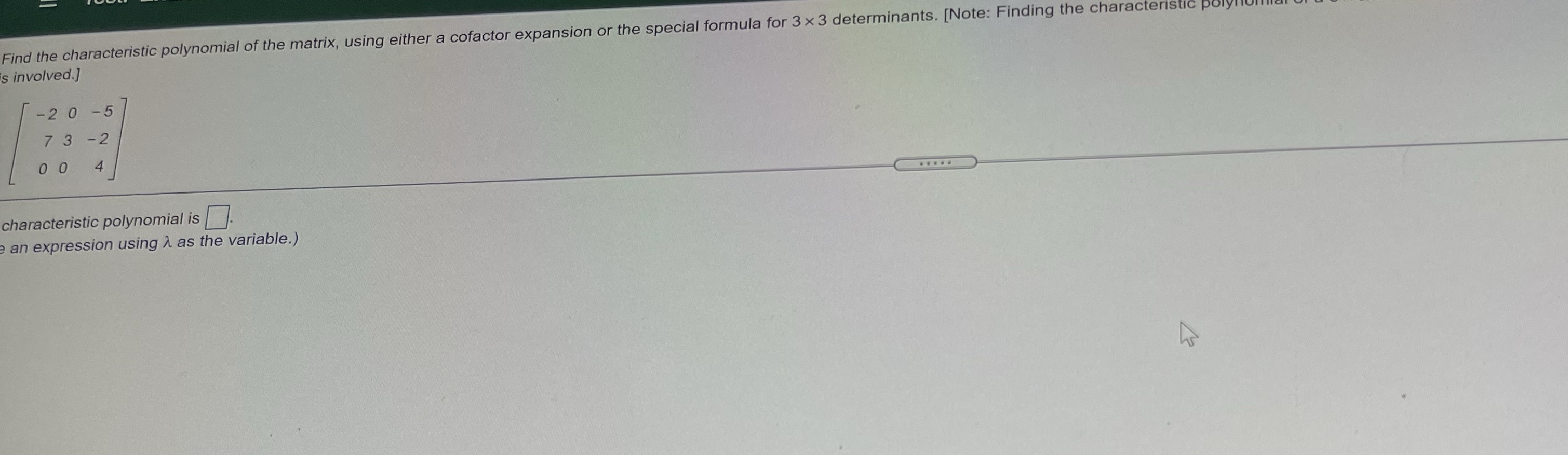 Need some help with this problem, thank you Find