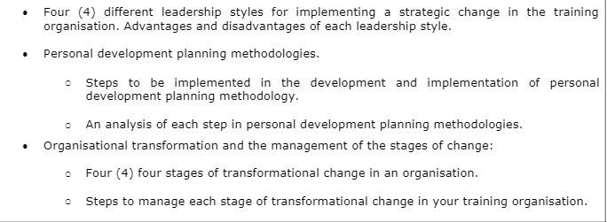 Four [4} different leadership styles for