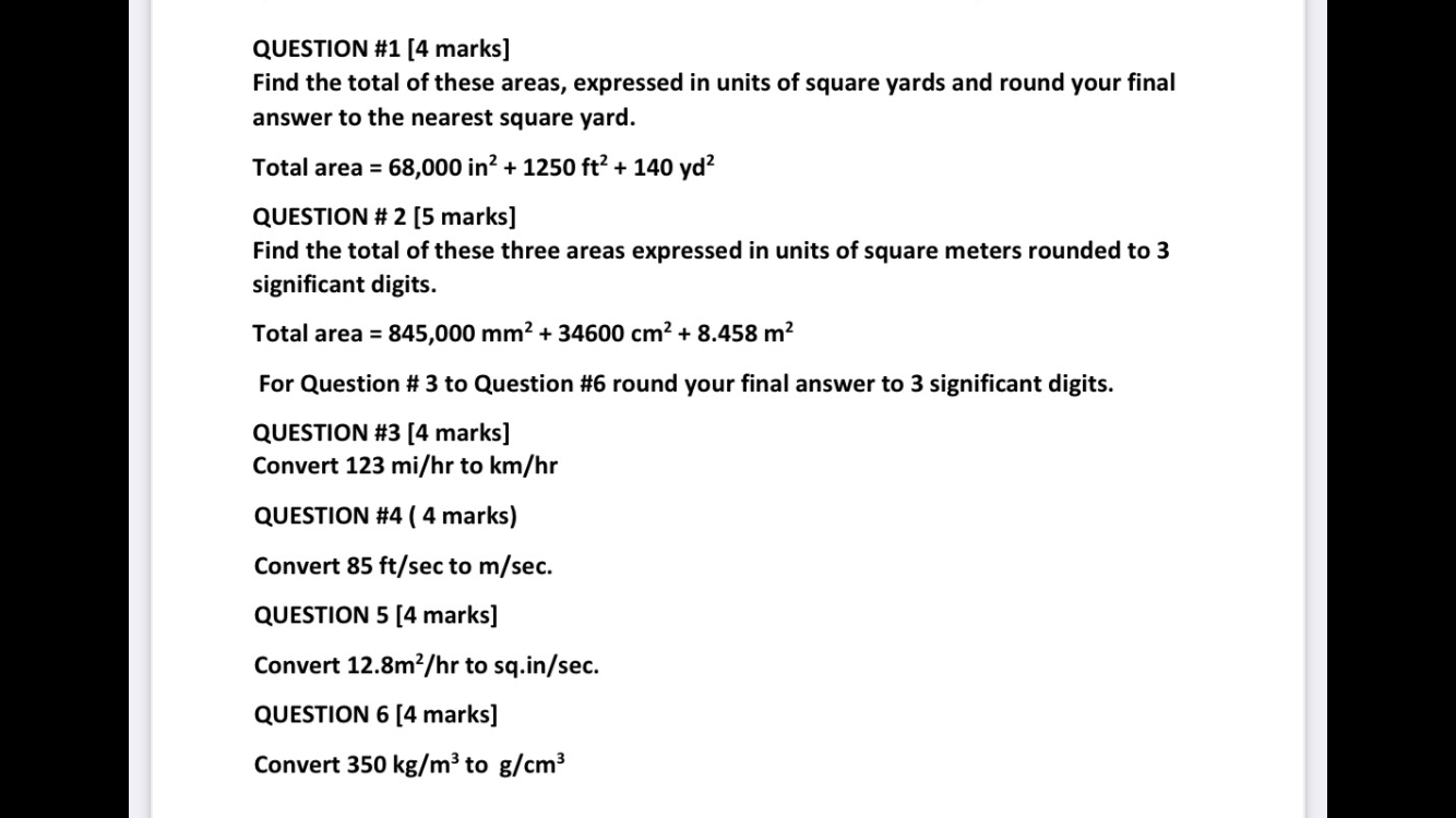 Please help me with these questions and show all