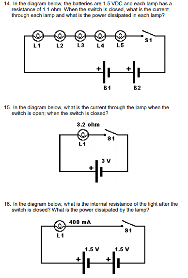 Please show work. And for 18. In the diagram be