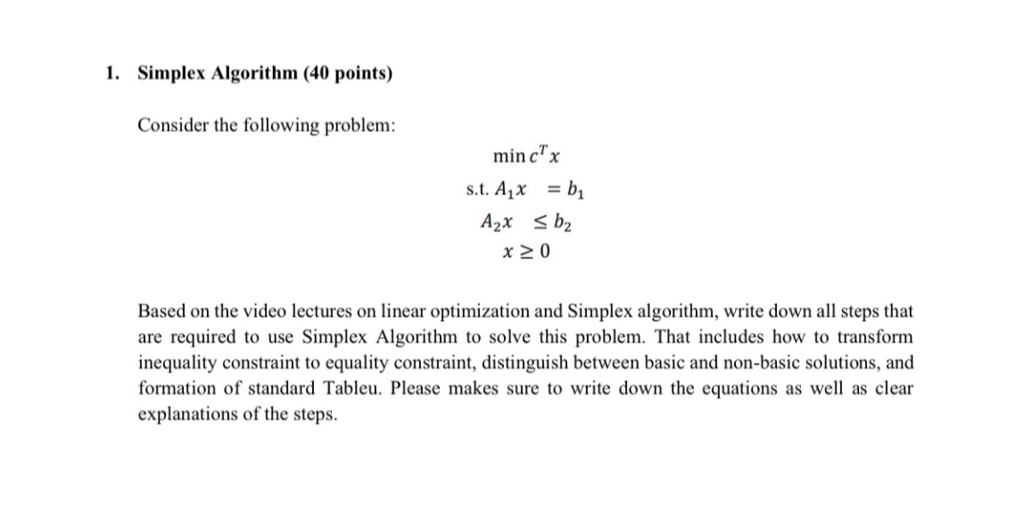 Please help me understand how to use the simplex