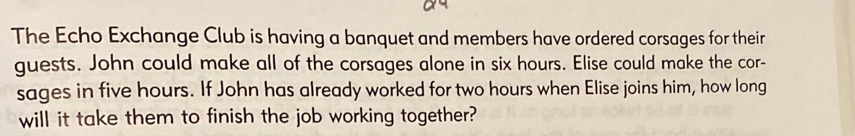 The Echo Exchange Club is having a banquet and