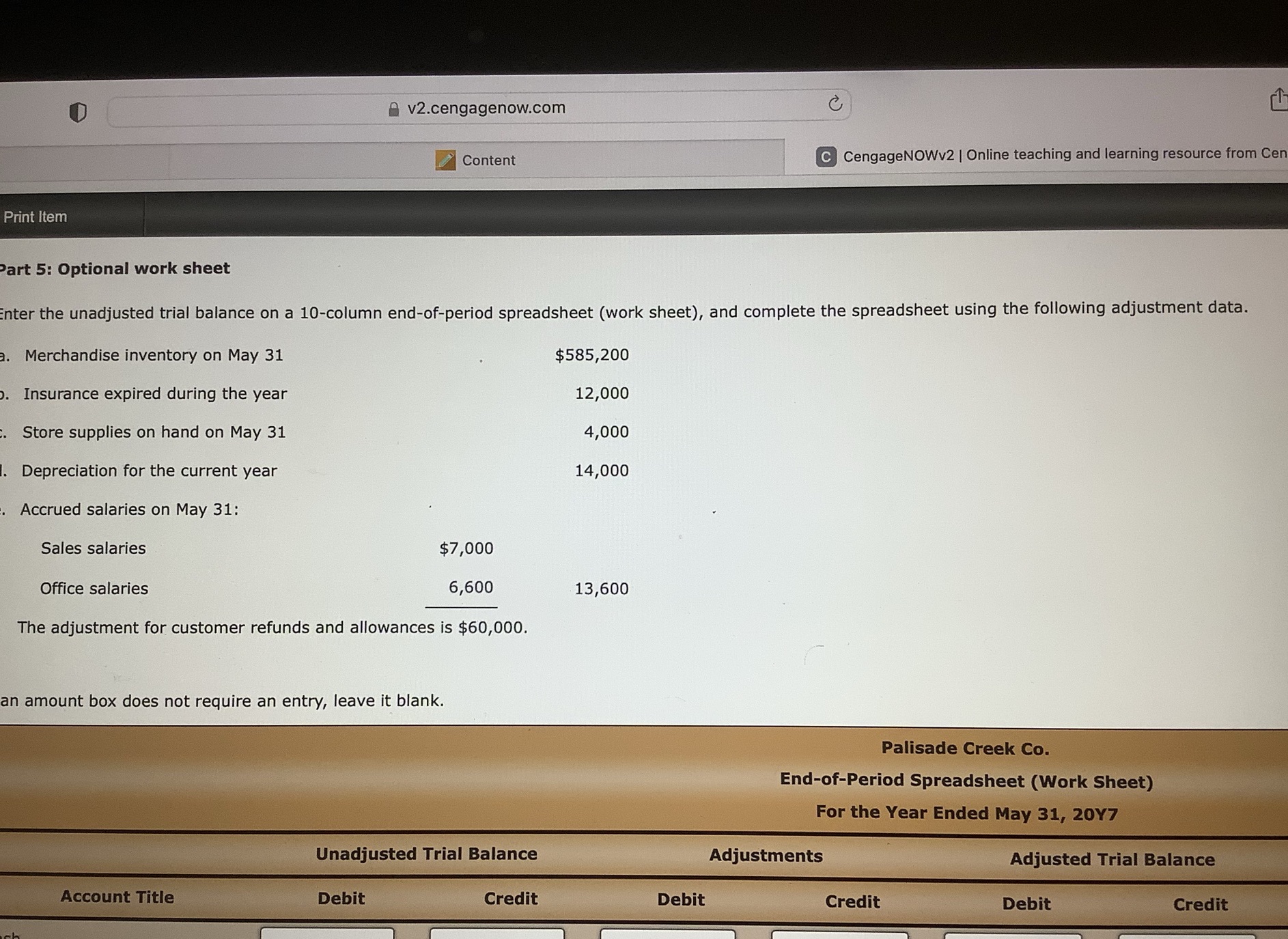 Need the income statement for this question