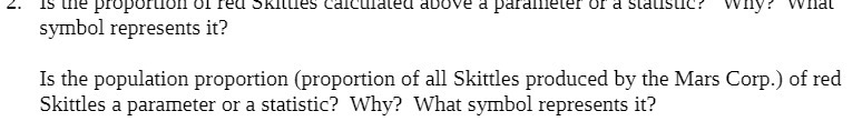 is the proportion of feud skittles calculated