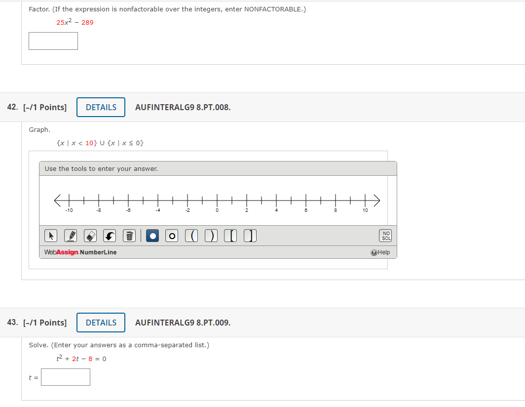 Factor. (If the expression is nonfactorable over