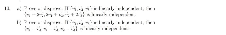 please explain it with steps J 10. a} Prove or