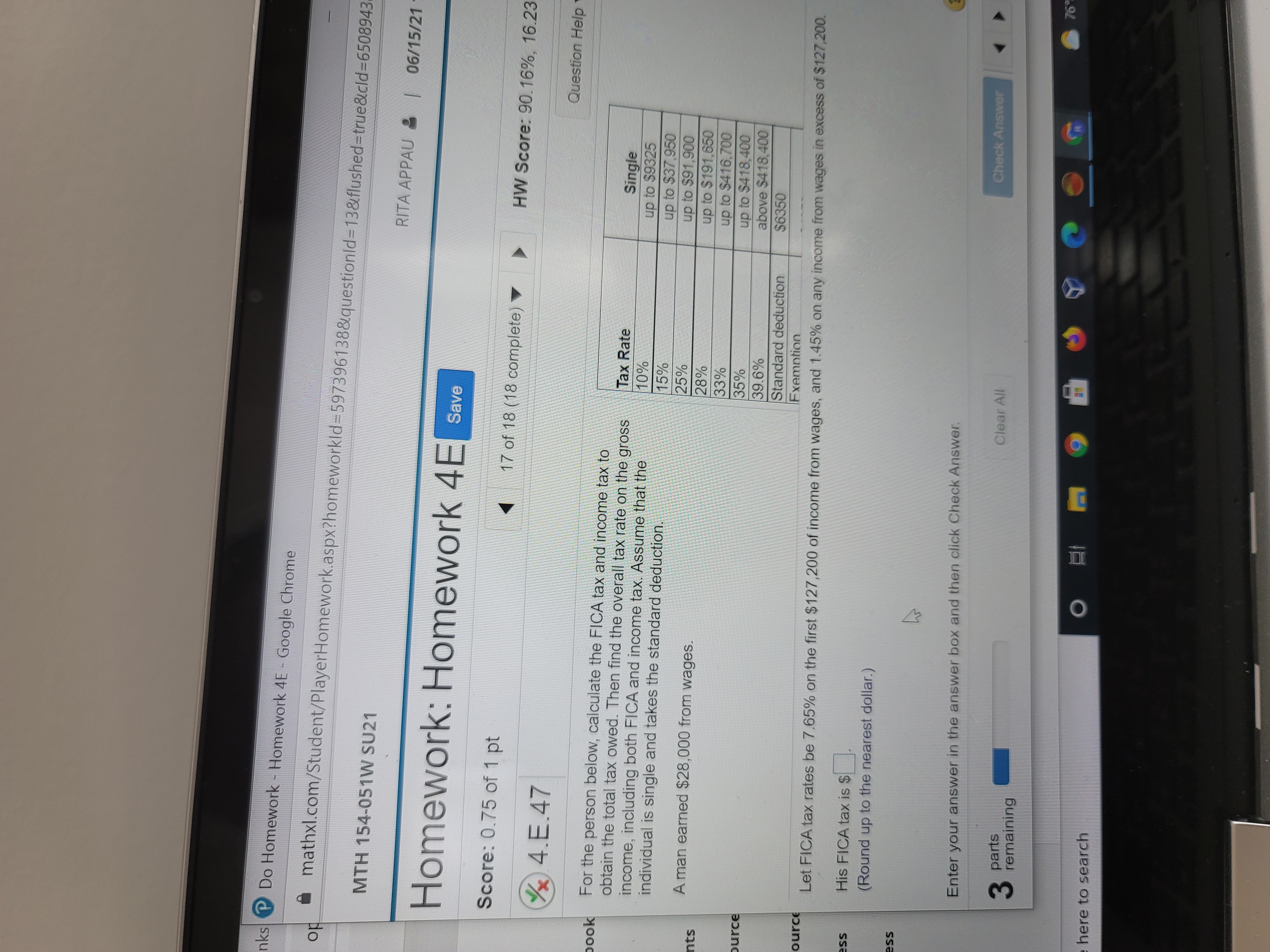 nks P Do Homework - Homework 4E - Google Chrome