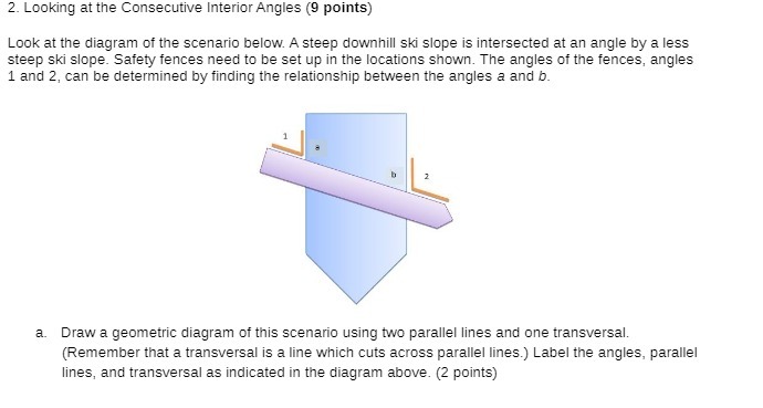 2. Looking at the Consecutive Interior Angles (9