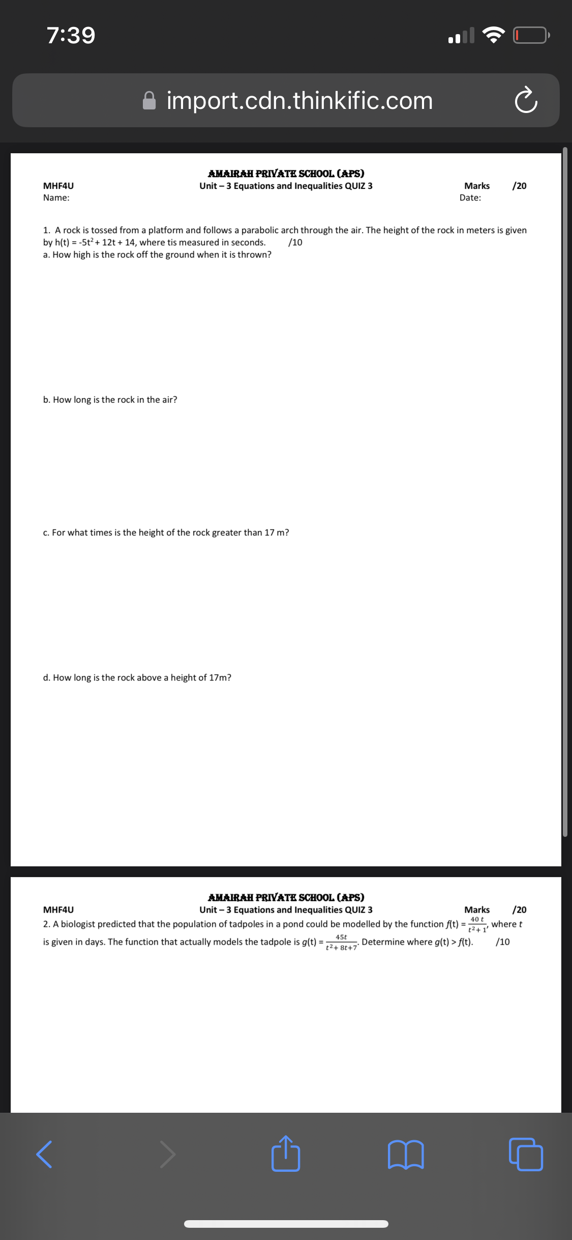 8 importcdn thinkific.com m PRIVATE SCHOOL (8P5)