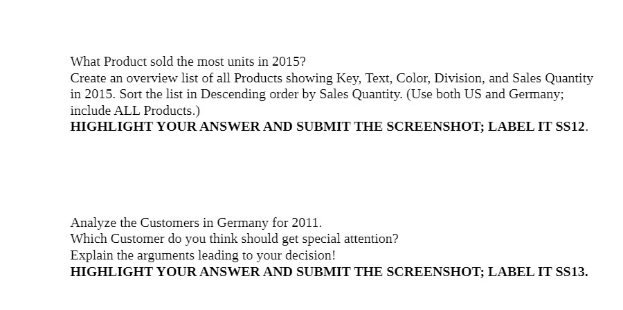 W'hat Product sold the most units in 2015? Create