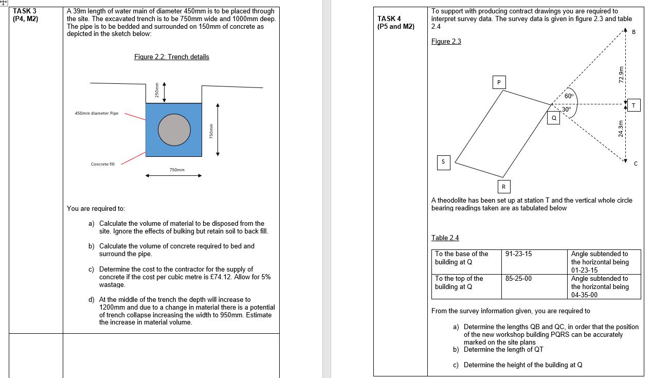 I need to make sure calculations are set out in a