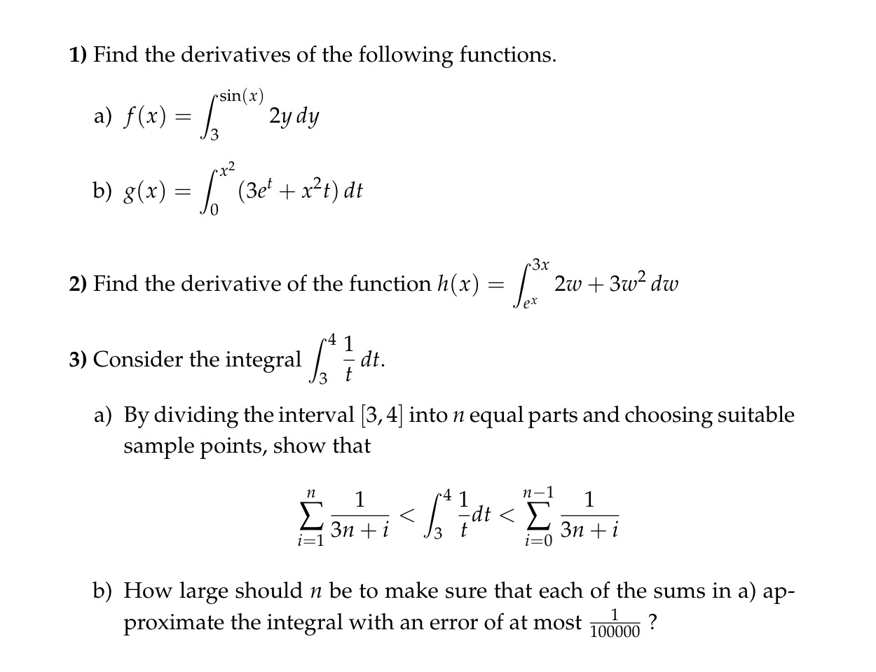 Please show all workings leading up to the