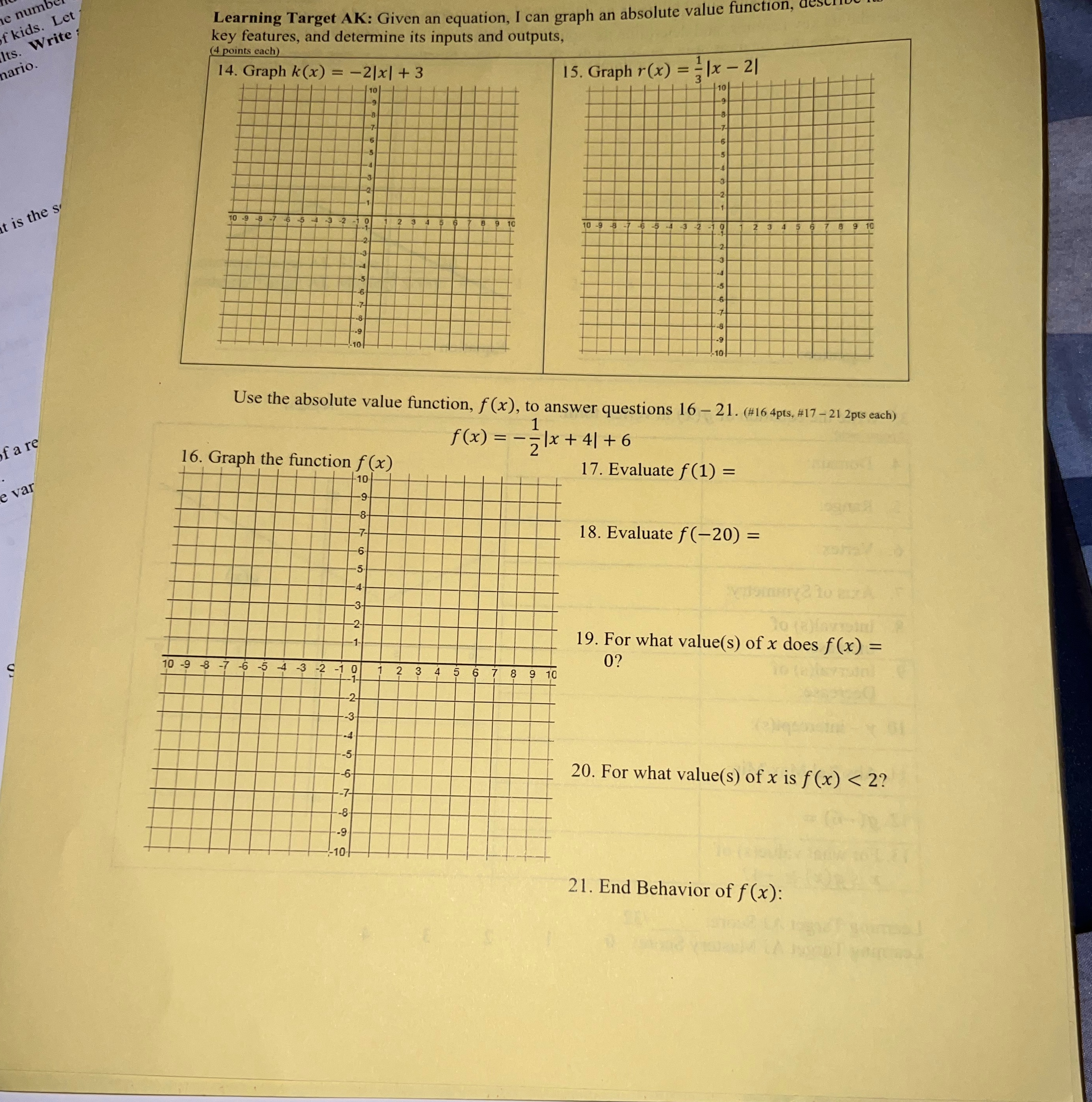 le number Learning Target AK: Given an equation,
