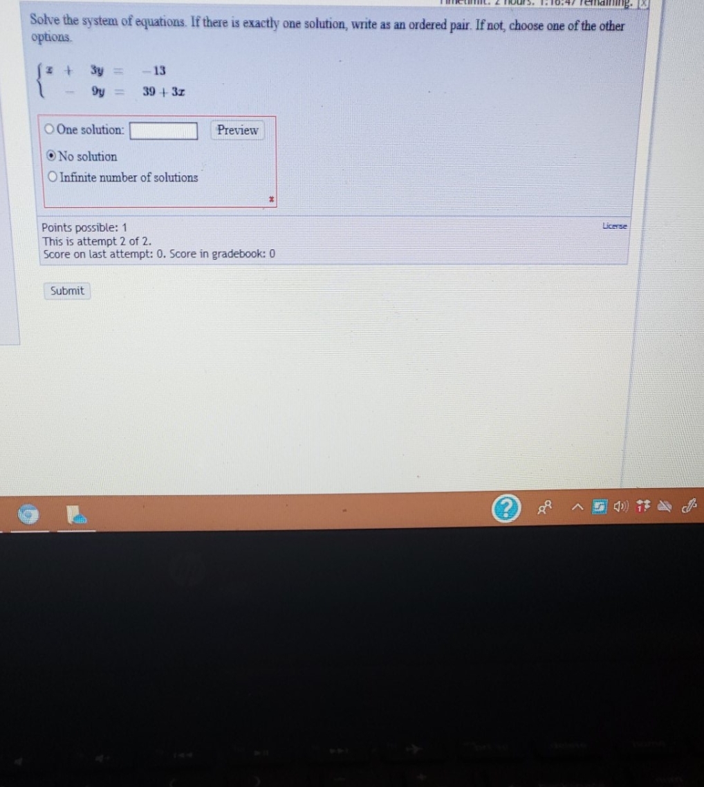 how do you do this Solve the system of equations.