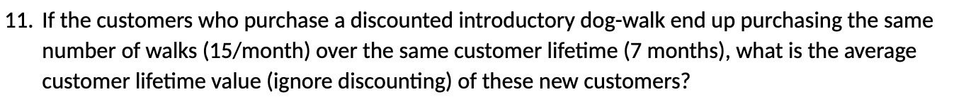 11. If the customers who purchase a discounted