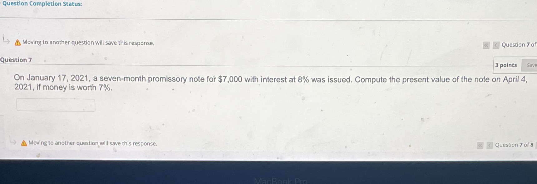 Question Completion Status:  style=