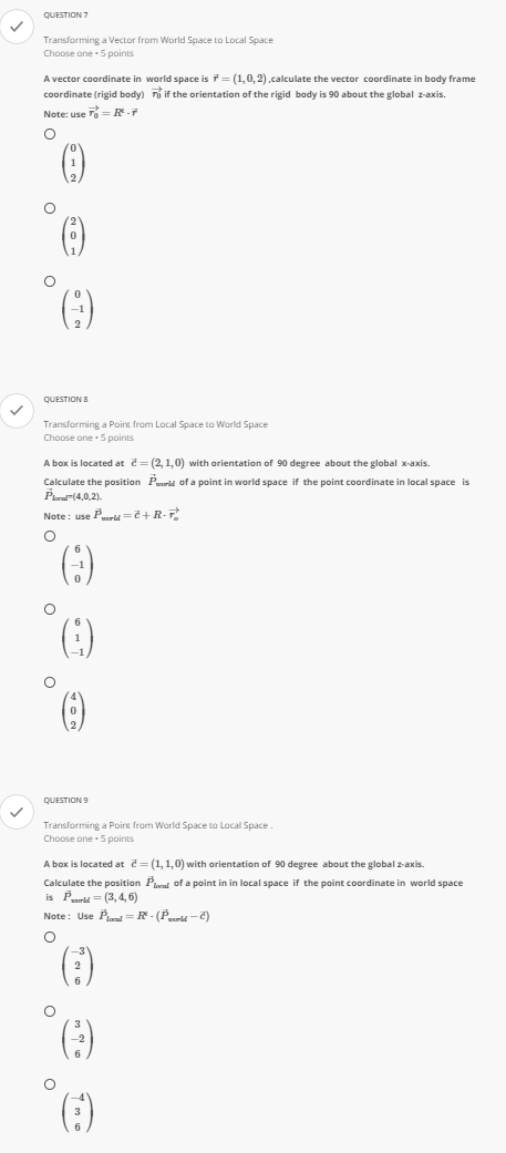 QUESTION 1 Quadratic Equation Choose one . 5