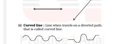 (if] Curved line : Line when travels on a