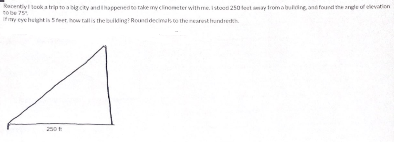 The question is there Recently I took a trip to a