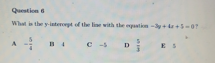 no extra detail Question 6 What is the