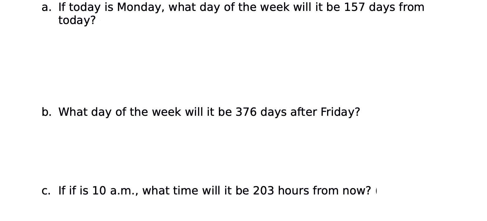 Write the following as a fraction: a.