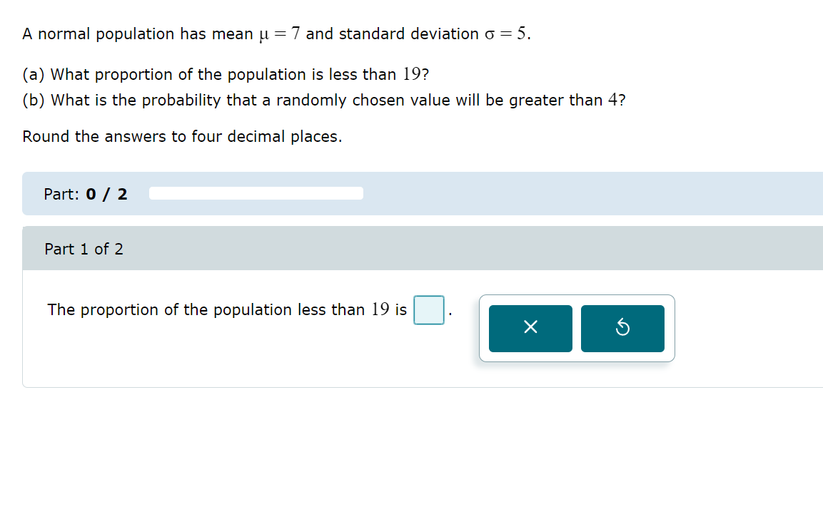 The proportion of the population less than 19 is