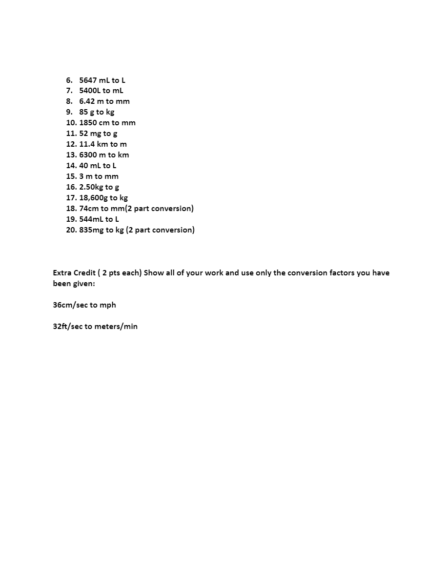 Please answer all of the questions and show your