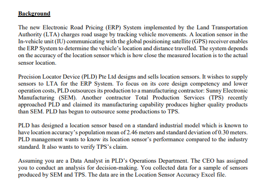 Background The new Electronic Road Pricing (ERP)
