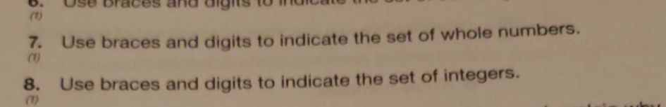 just question 7 is what I need help on Use brac