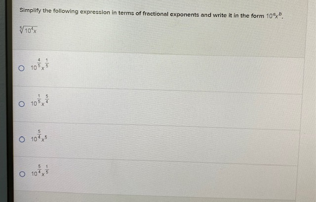 Simplify the following expression in terms of