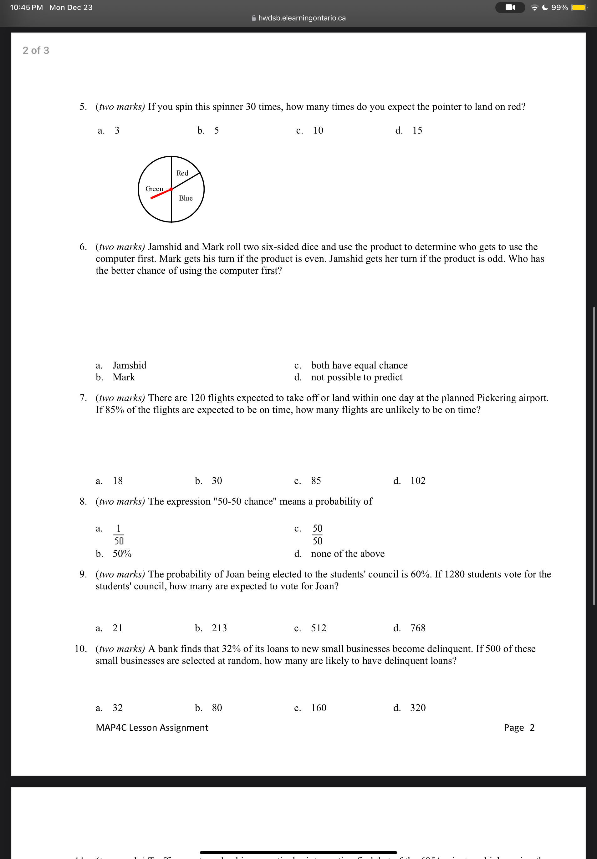 10:45PM Mon Dec 23 L N SRl PN &