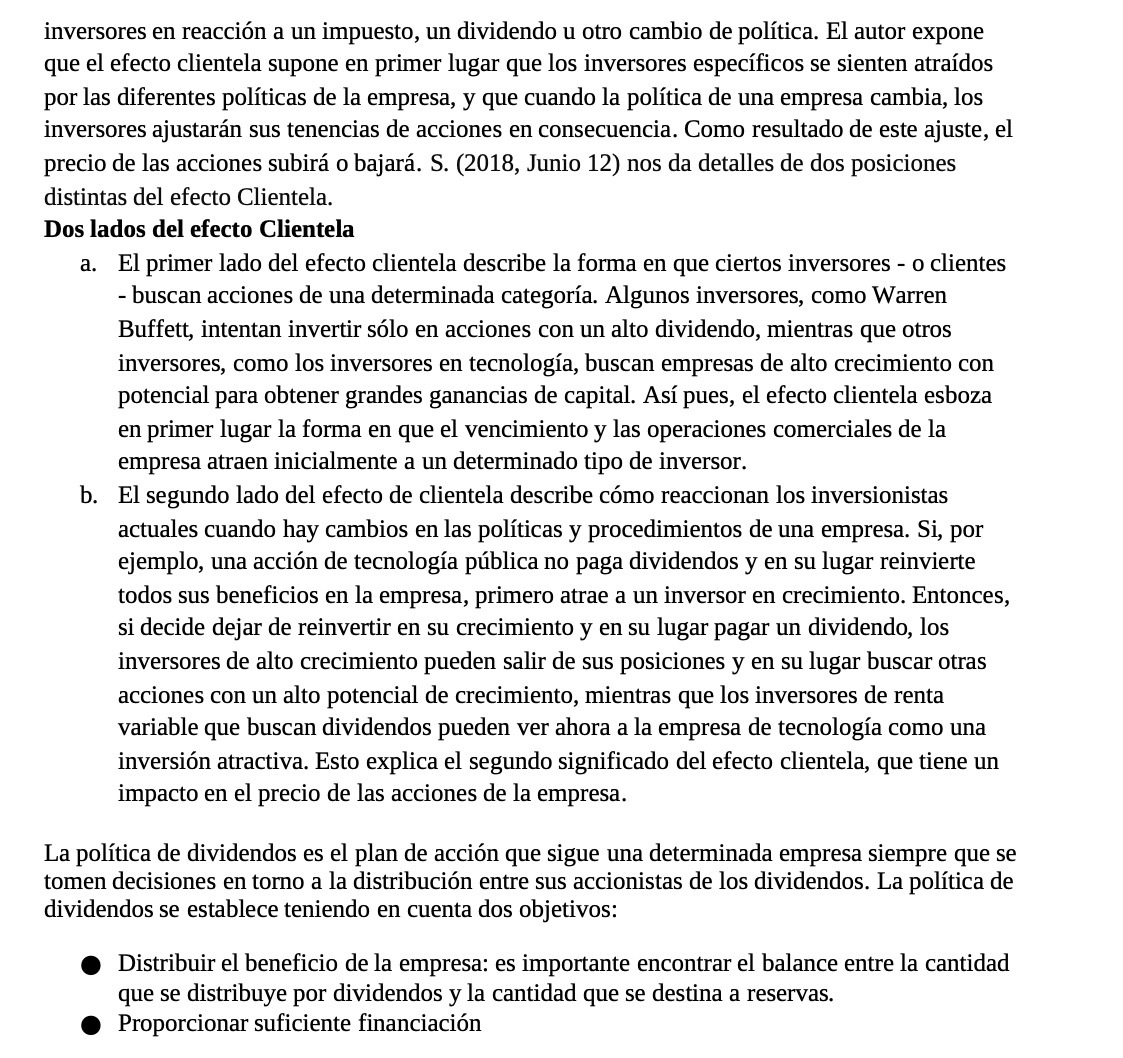 inversores en reaccion a un impuesto, un