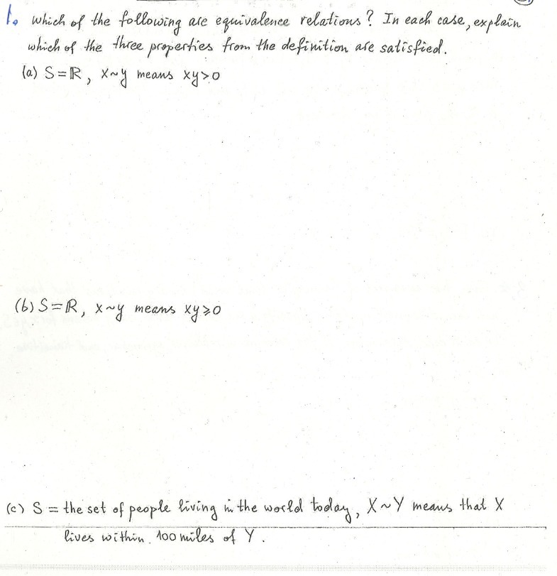 to which of the following are equivalence