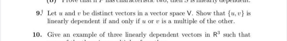 please explain it with steps 9. Let u and v be