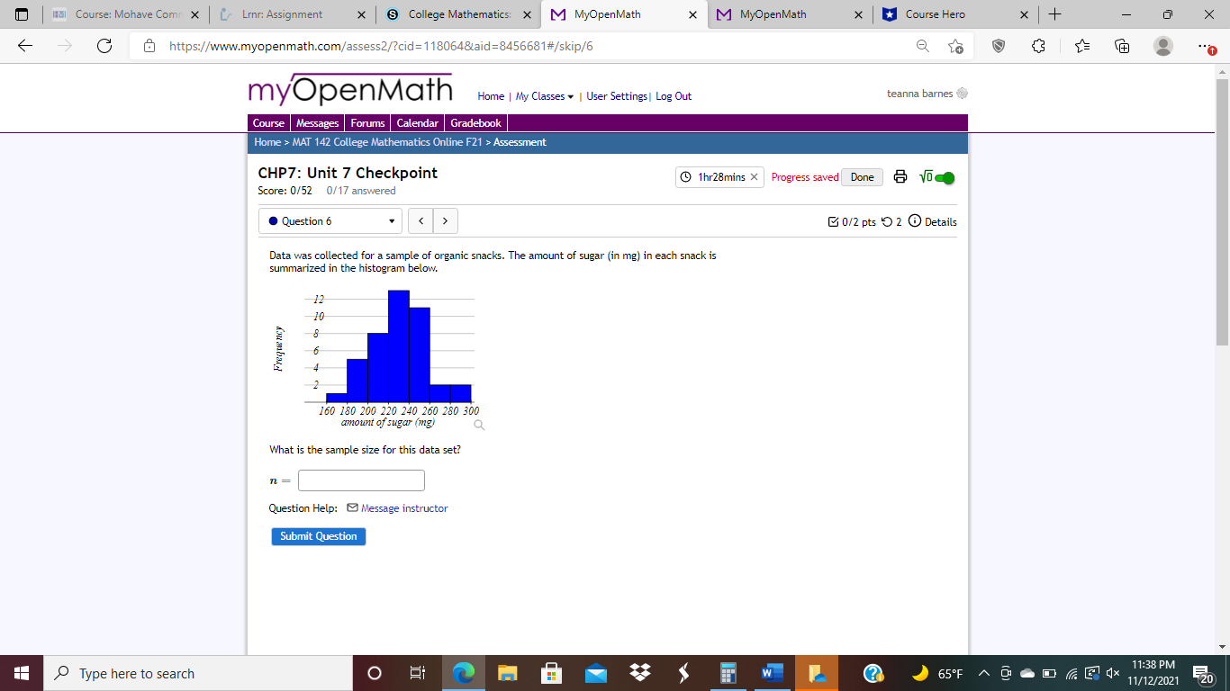 HI Course: Mohave Comm X | [ Line: Assignment X S