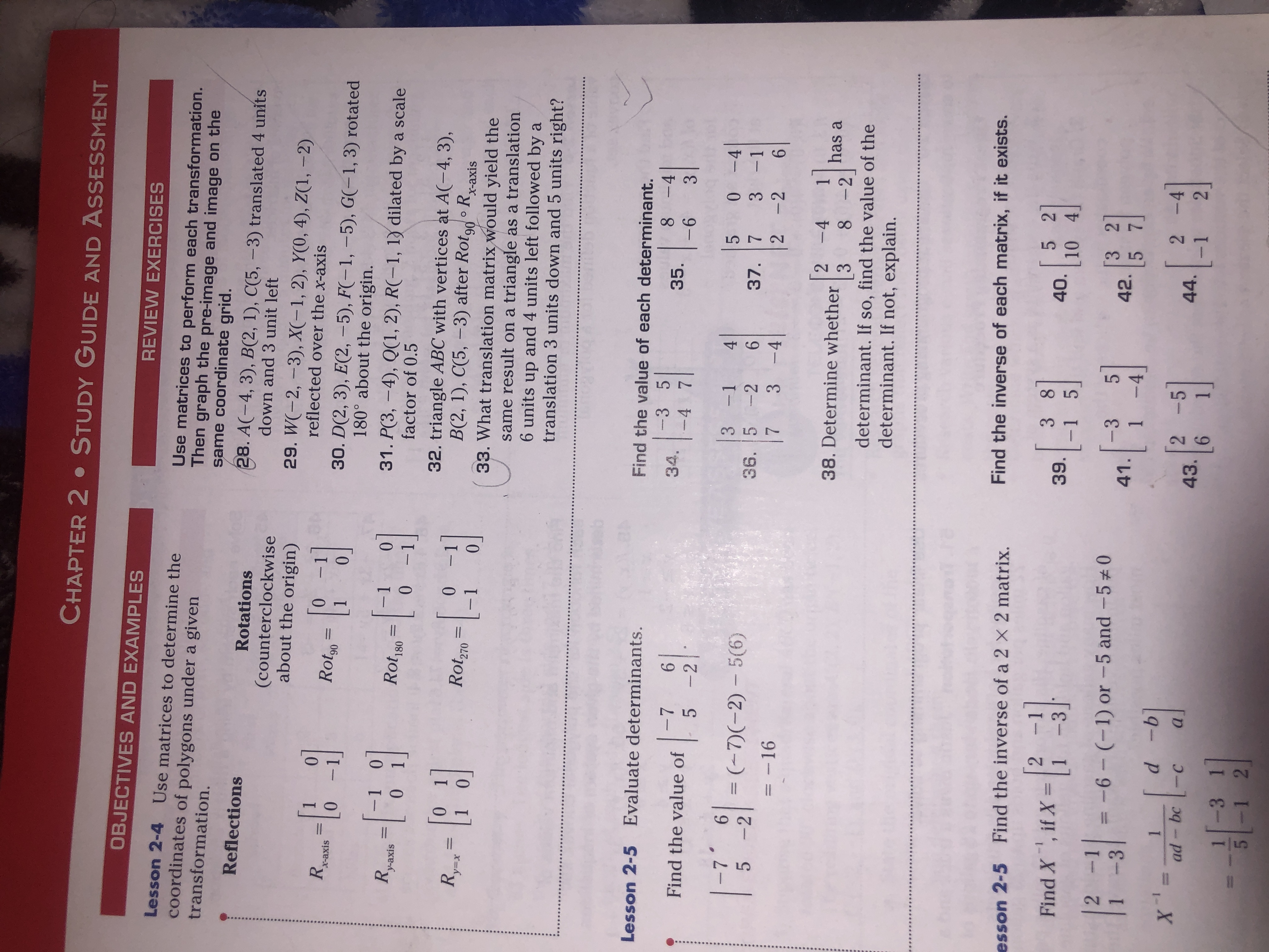 CHAPTER 2 . STUDY GUIDE AND ASSESSMENT OBJECTIVES