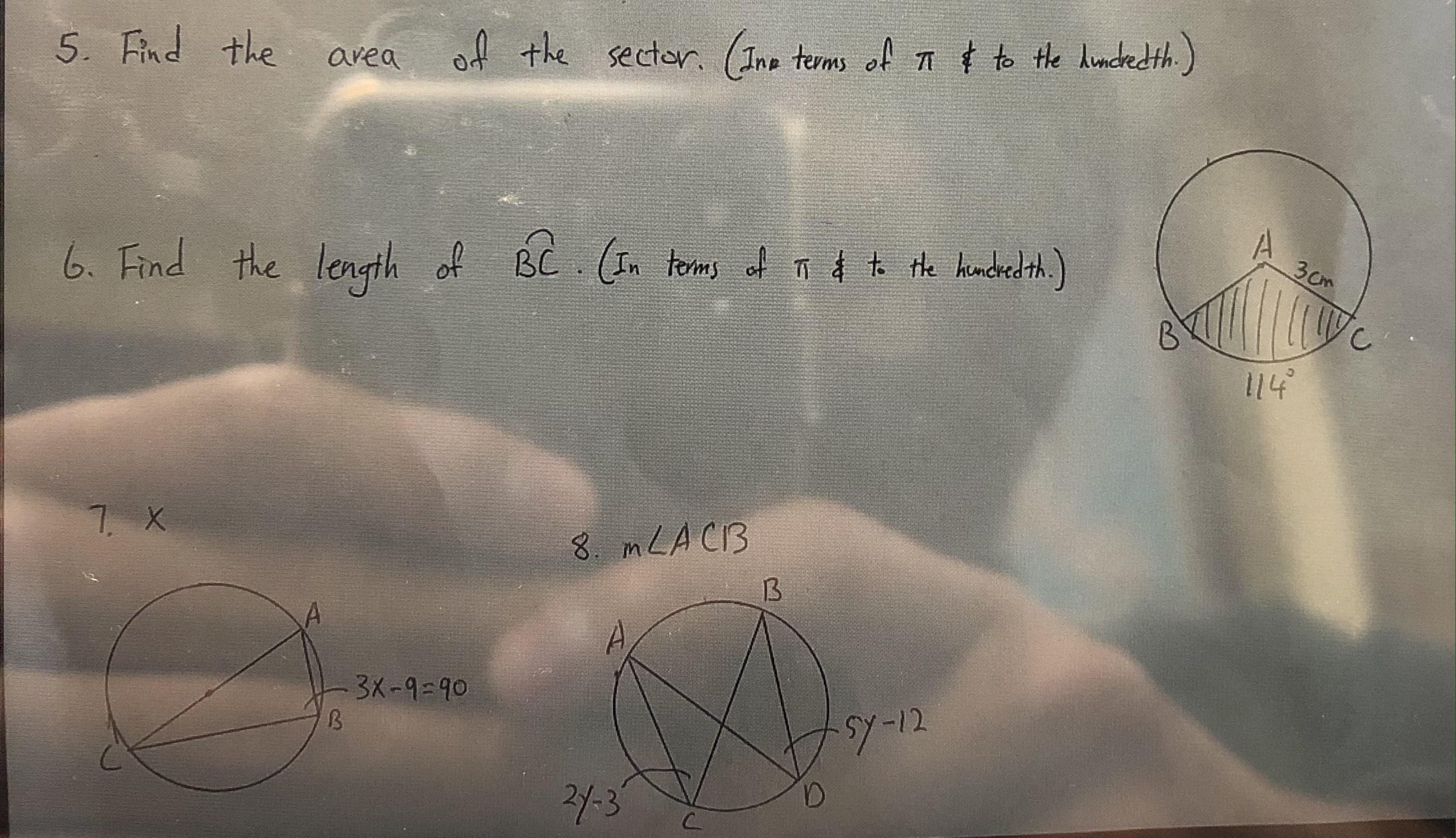 1) A jet is at a cruising altitude of 8.56 mi. To
