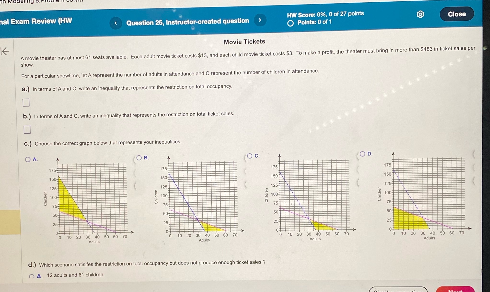 tn Moueung ct rruumm gum.- Hw Score: 0%, O of 27