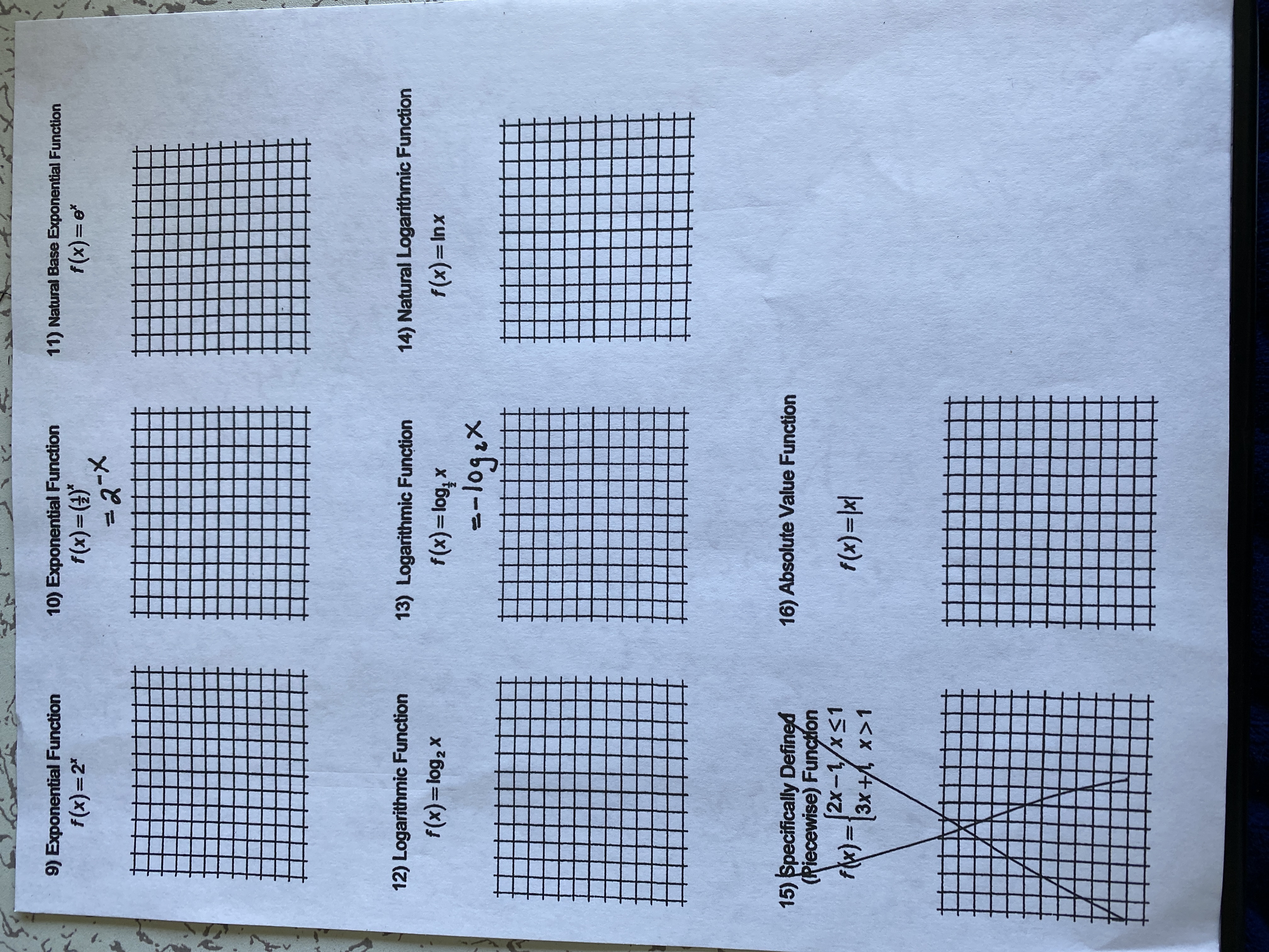 Algebra 2' Name: Period: Date: TOOLKIT OF