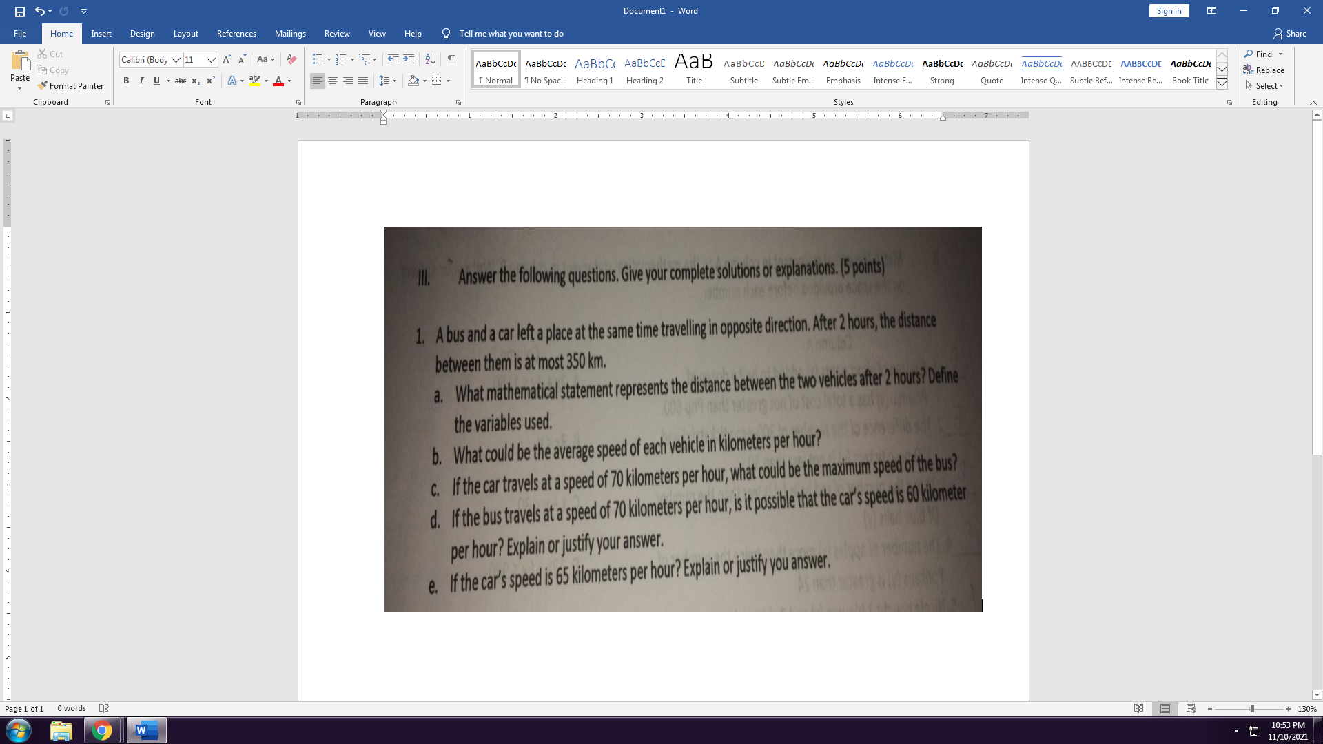 Document1 - Word Sign in X File Home Insert