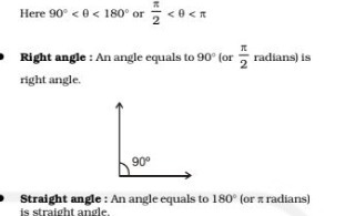 Here 90" < 0 < 180 or Right angle : An angle
